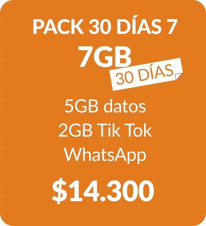 Prepago 30 días 7